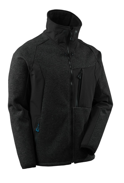 Jacke, Strick, mit Membran